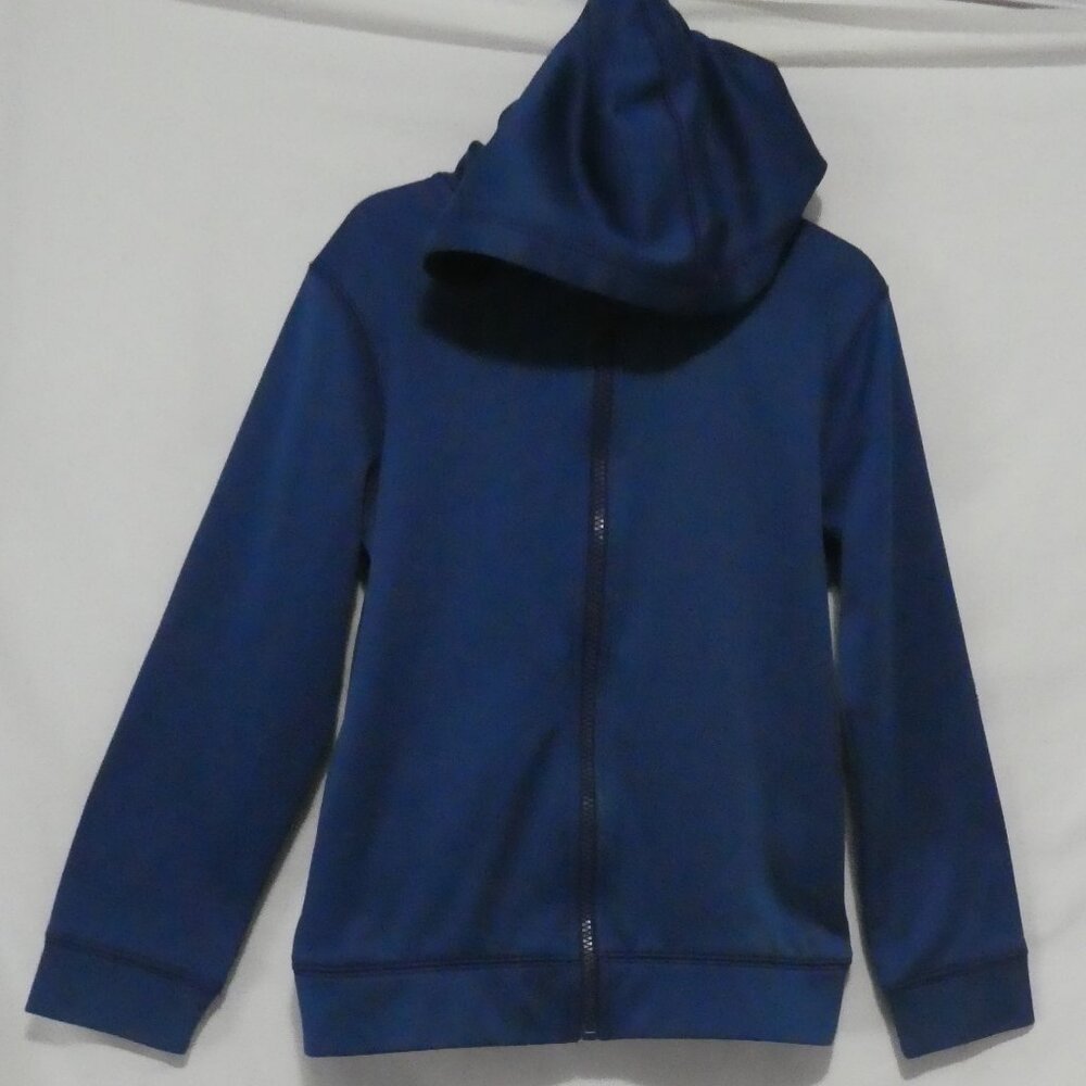 JOE FRESH - Active | medium (7-8) | Blue Hooded Zip-Up Lightweight Sweatshirt
